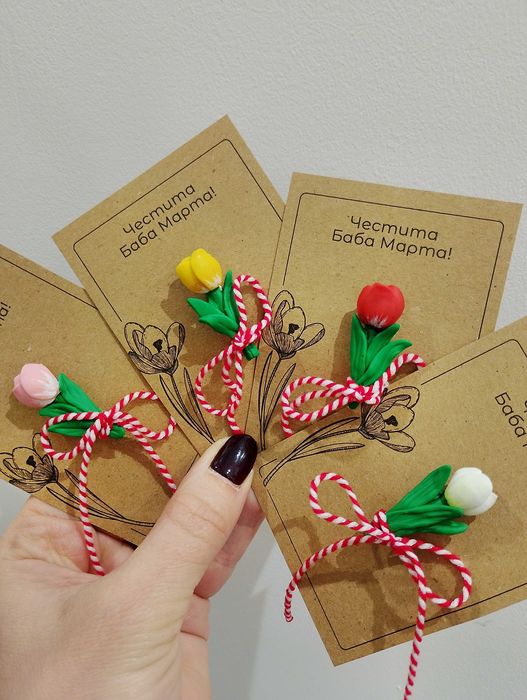 Бюджетна пролетна колекция мартеници