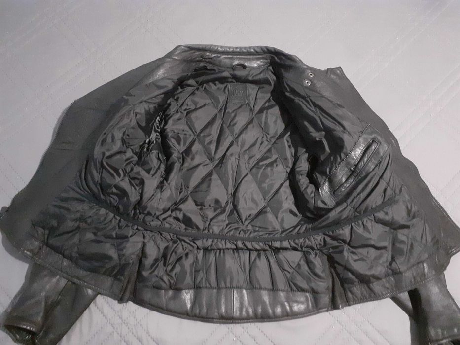 Моторджийско яке естествена кожа!