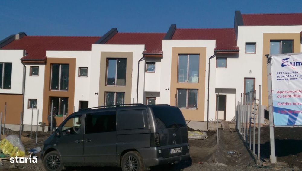 Apartament 3 dormitoare, pod mansardabil, gradina, loc parcare