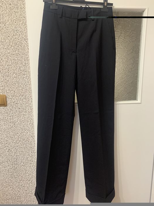 Дамски панталон тъмно син