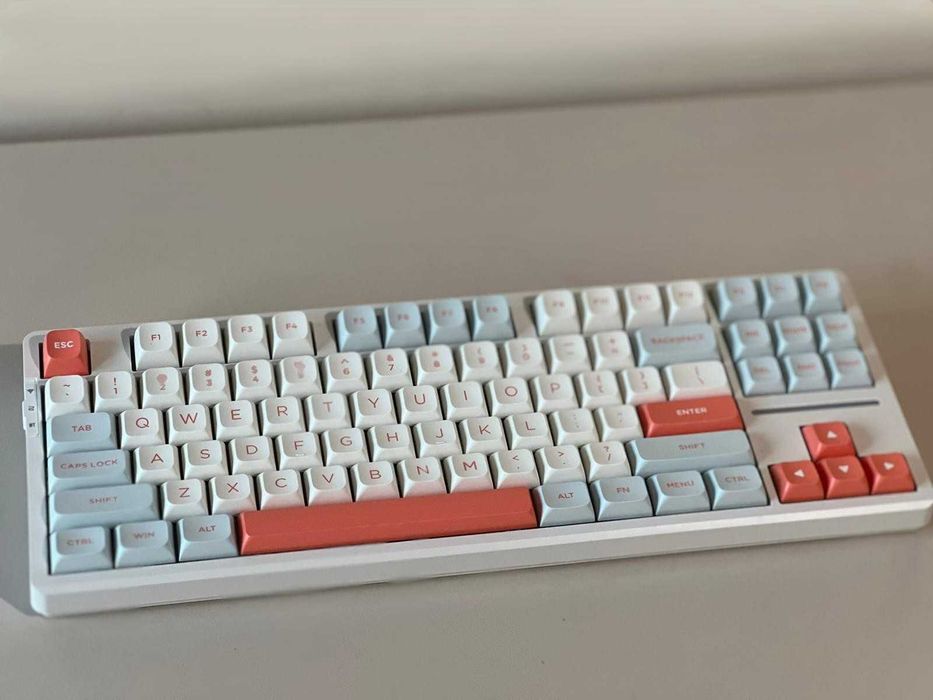 Tastatura Gaming VGN V87 Pro Wireless Jelly Orange