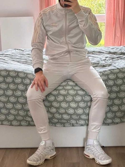 ADIDAS SILVER сребрист tracksuit pants анцунг