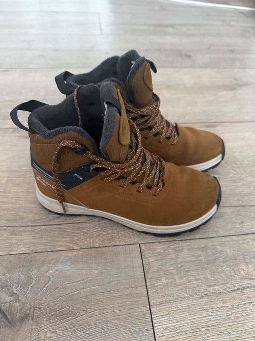 Ghete Piele Bovine Impermeabile Călduroase DECHATLON QUECHUA 35