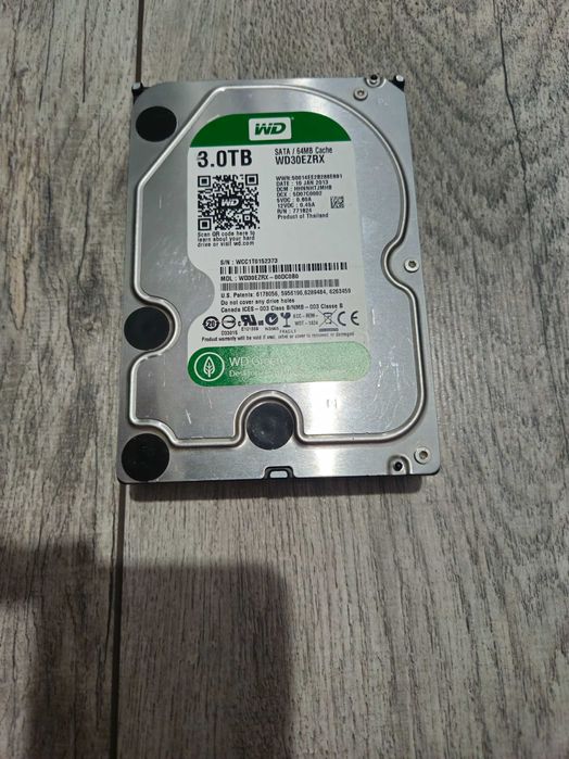 Жесткий диск, HDD, 3TB, WD30EZRX