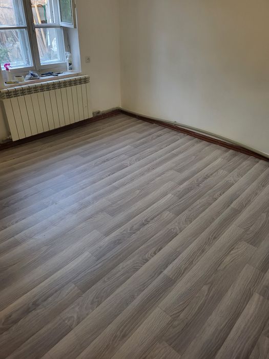 Укладка линолеум - ковролин