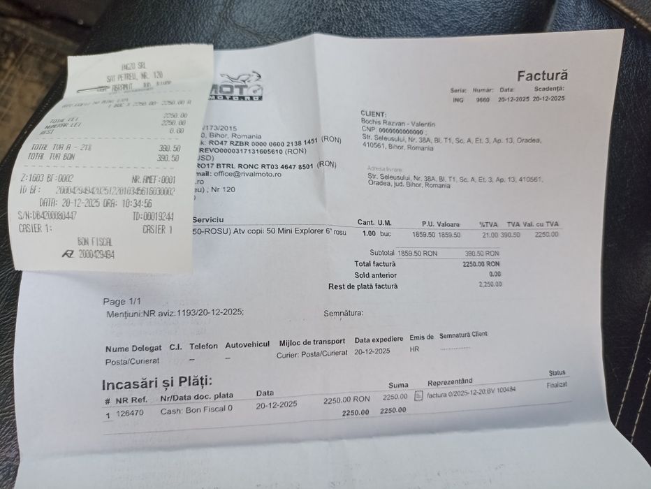 ATV copii 49 CC Mini Explorer