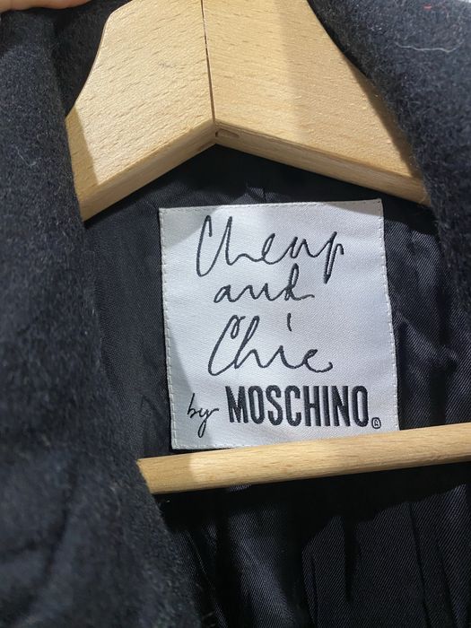 Оувърсайз палто от вълна Moschino Cheap & Chic