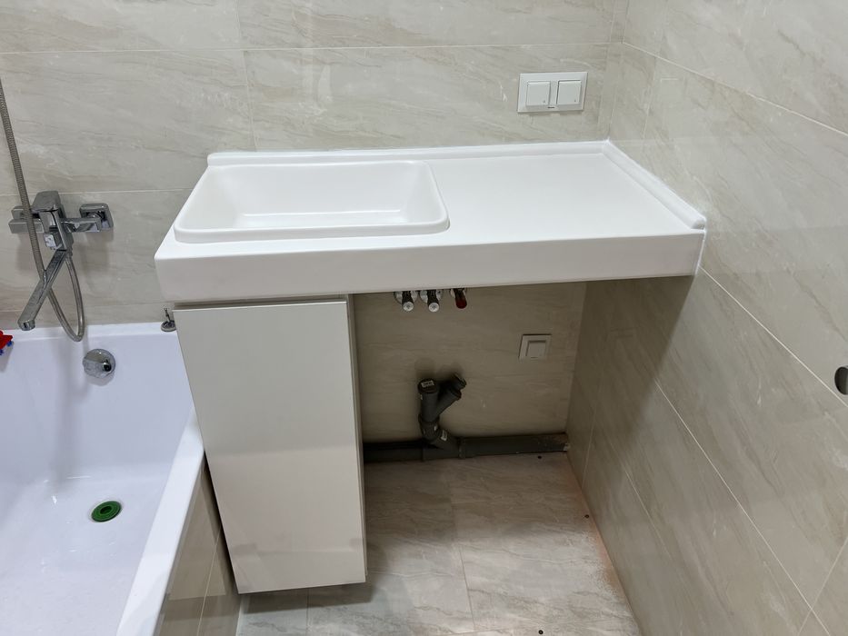 Раковина в ванную 90 см(под стиральную машину)