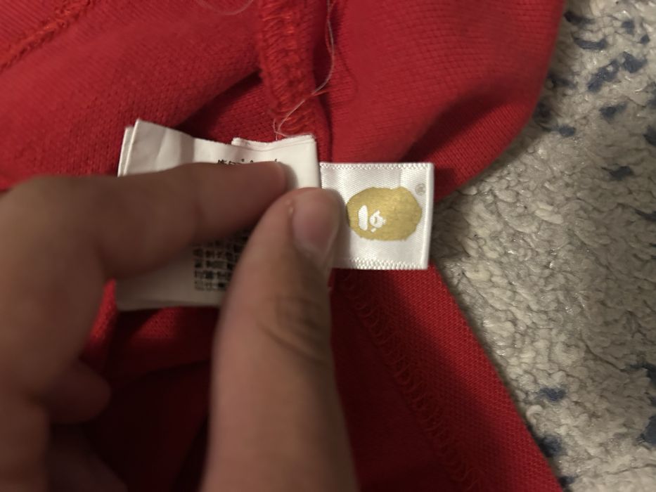 Tricou Polo Bape Rosu