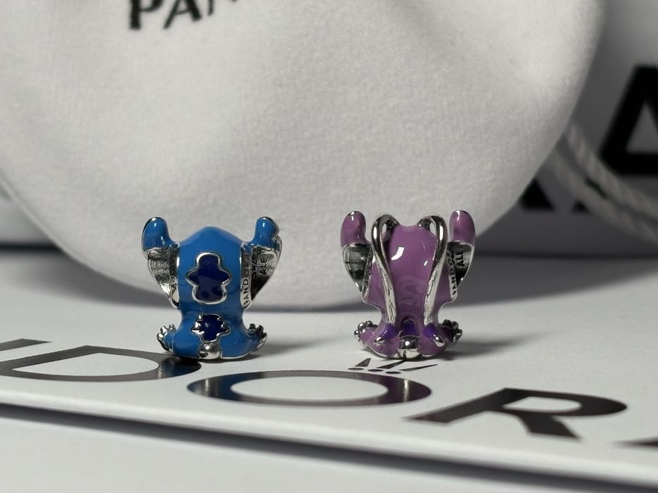 Pandora Disney Angel + Stitch Charm