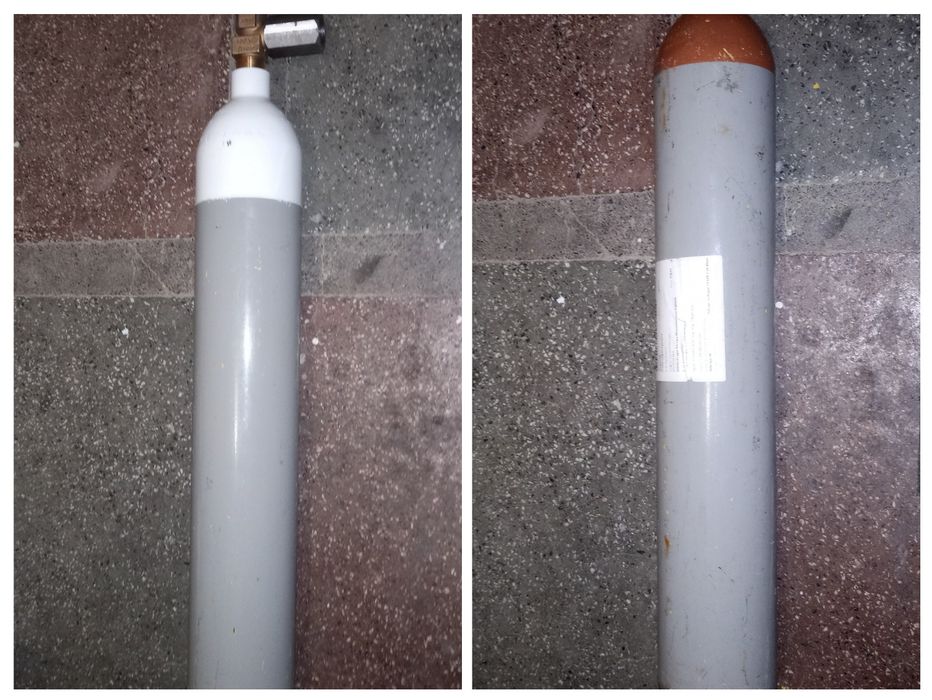 Продавам 1 брой МЕТАЛНА БУТИЛКА - 4L - 200 BAR - АТМОСФЕРИ работно налягане