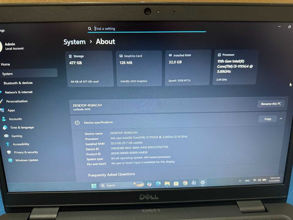Dell Latitude 3420 14" FHD