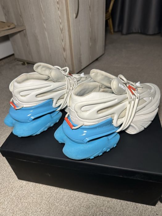 Balmain Unicorn White & Blue