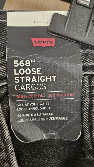 НОВИ Levis 568 карго дънки 32/32