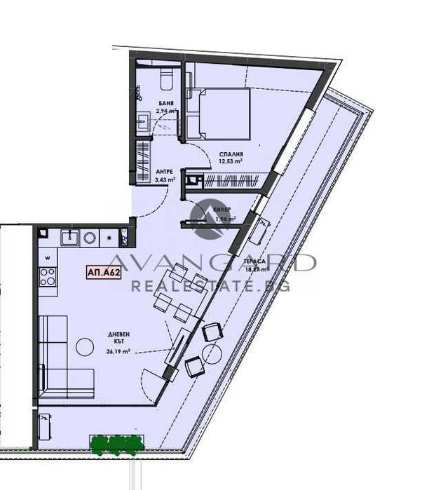 Продава се Двустаен апартамент в Пловдив, Христо Смирненски - 95 кв.м за 1199 €/кв.м - Снимка #2