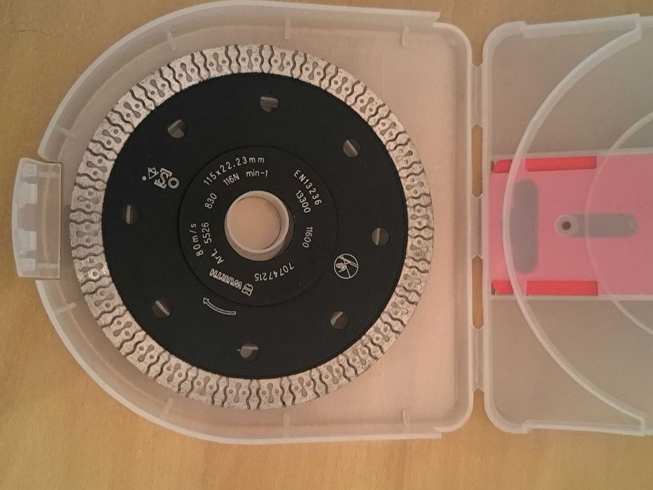 Disc diamantat profesional Würth ZEBRA Speed Tile 115 mm (Cod: 5526830116) – Nou