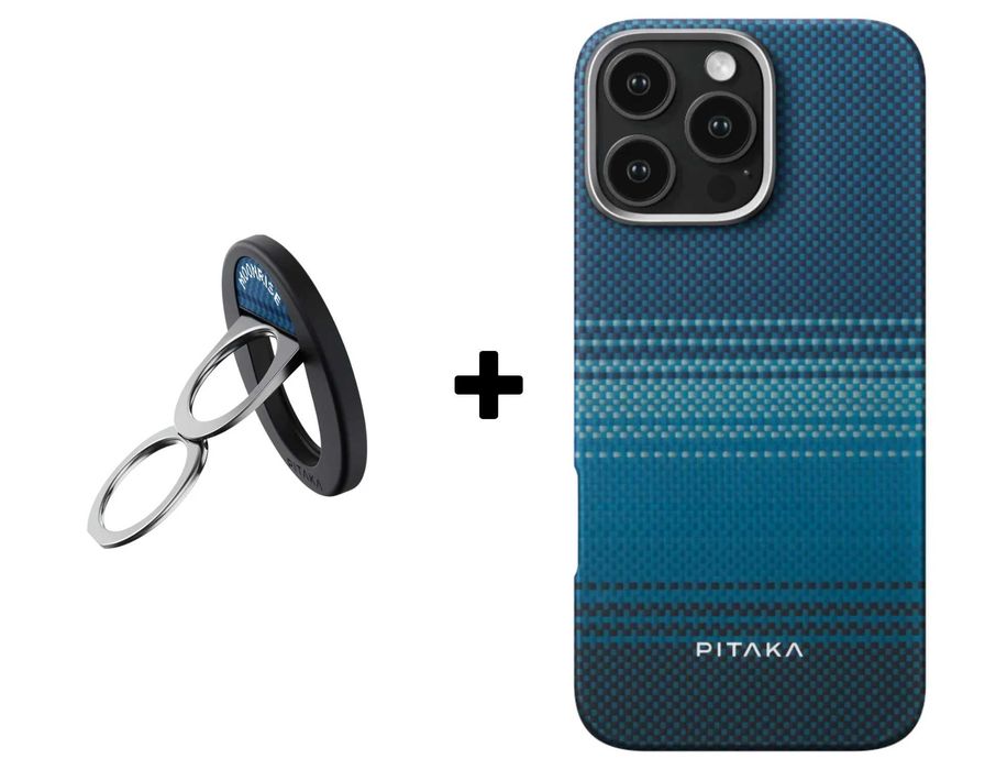 Pitaka Tactile Woven Case & Grip для iPhone 16 Pro Max. Есть доставка