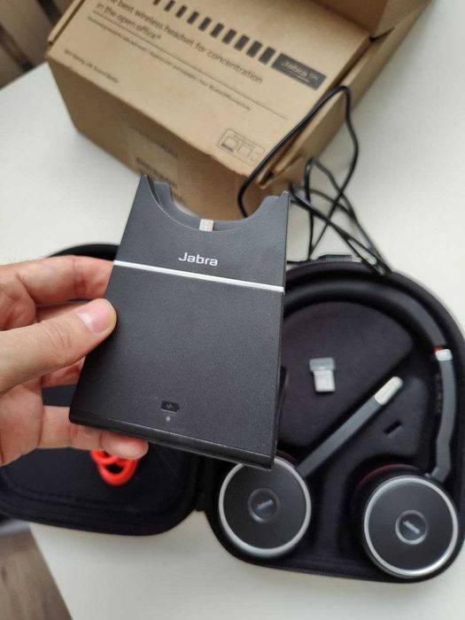 Профессиональные наушники Jabra Evolve 75 + Зарядная база + USB донгл