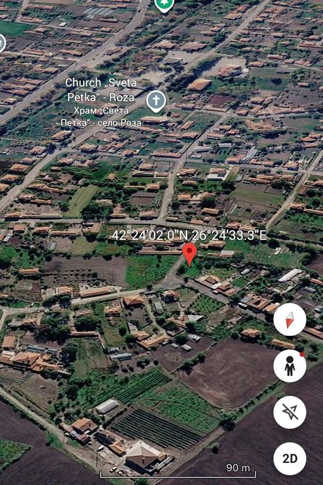 ЕКСЛУЗИВНО Парцел село Роза! УПИ - 640 кв.м.