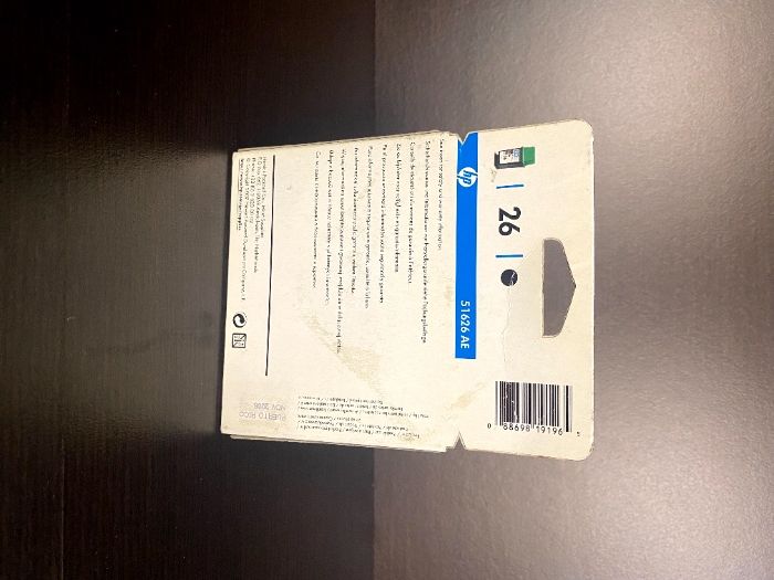 HP тонер касета с мастило 26 черно / black 51626AE неразопакована