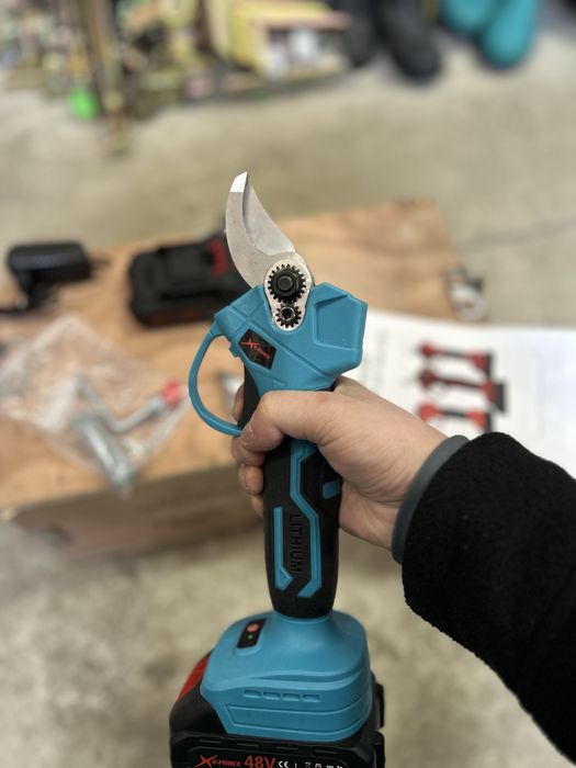 Foarfeca electrica cu 2 acumulatori + accesori