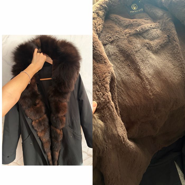 Парка из натурального меха