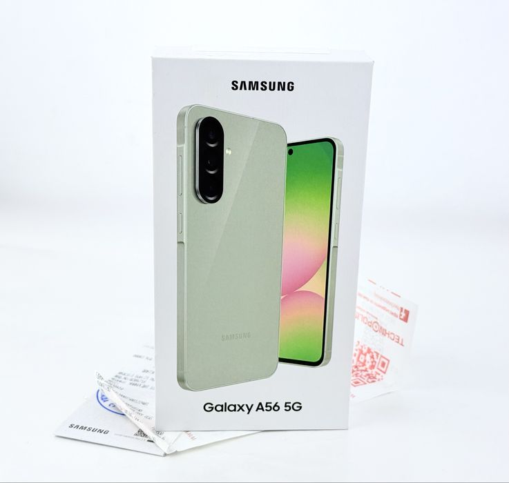 НОВ! Samsung Galaxy A56 5G 256GB 8RAM Awesome Olive 2г. Гаранция!