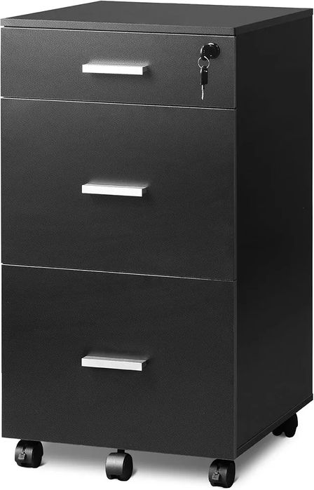 Акцентен  Офис шкаф с 3бр. чекмеджета за документи,със заключване