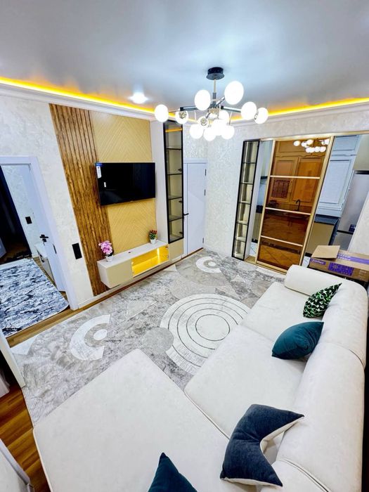 Чиланзар 7 2/1/4 евроремонт с меб техника 46 метр квадрат