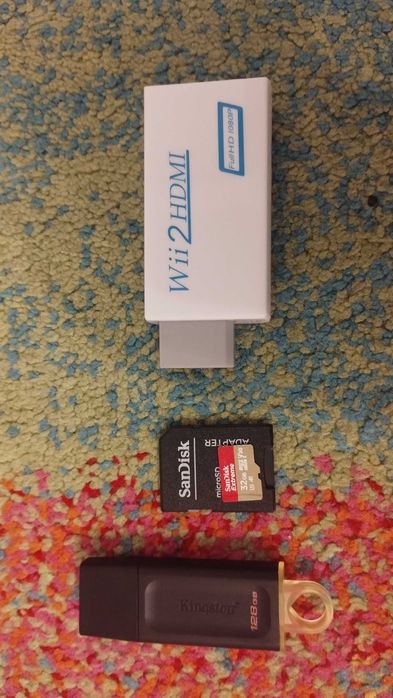 Nintendo Wii Modat FULL Bundle – 3 Wiimote, HDMI, USB 128GB