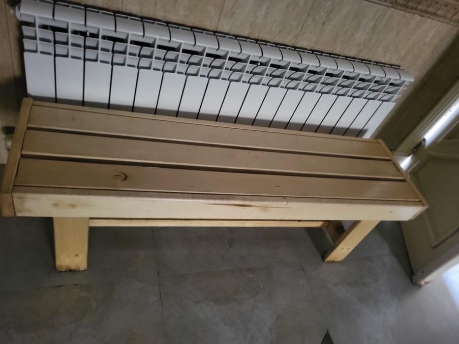 Лавочка для сауны деревянные