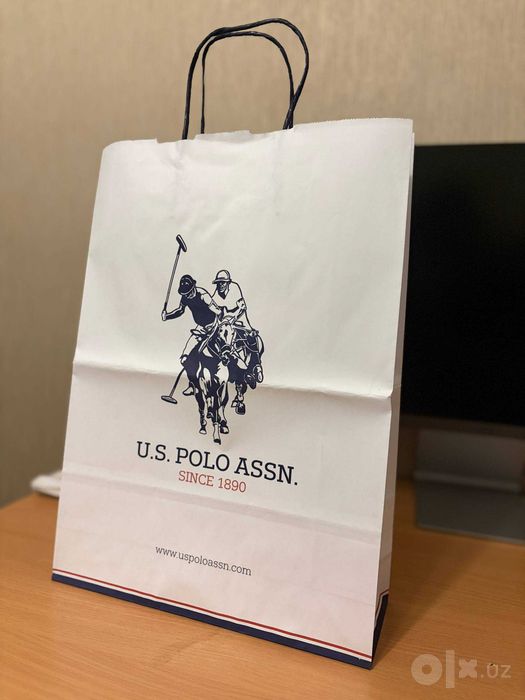 Продается фирменный бумажный пакет US Polo Турция