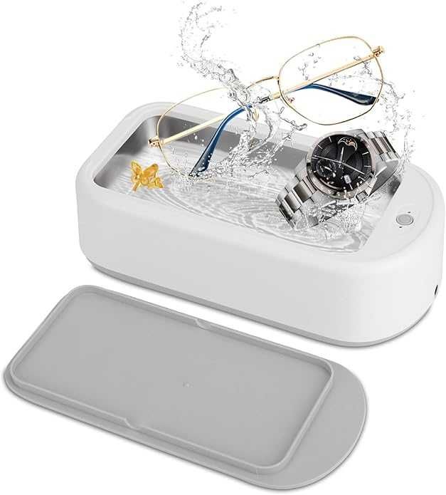 Curățător cu ultrasunete 45000Hz pt ochelari, ceasuri, bijuterii