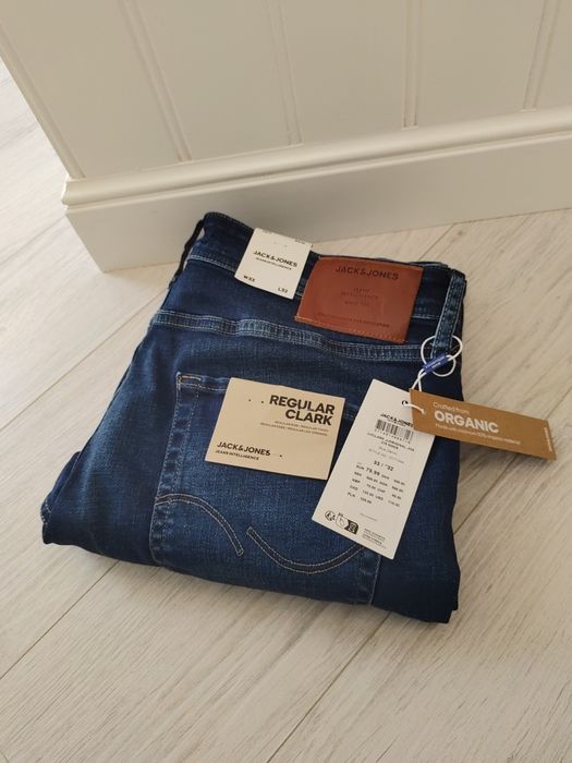 Jack & Jones Джинсы премиум мужские. Regular Fit. W33/L32. Хлопок.