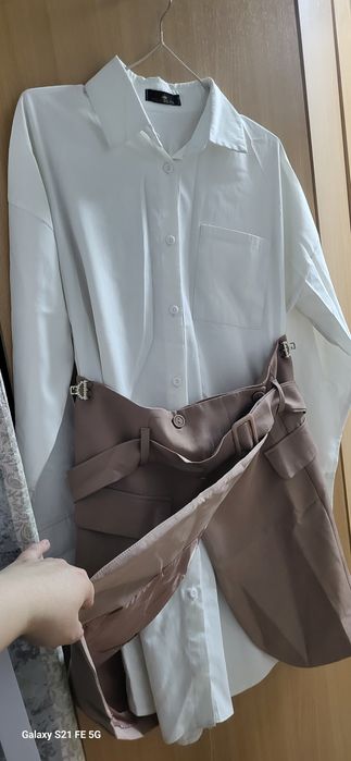 Рубашка+баска юбка