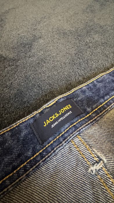 Blugi Baggy Jack & Jones "Alex" W29 L32 - Albastru clasic, NOI