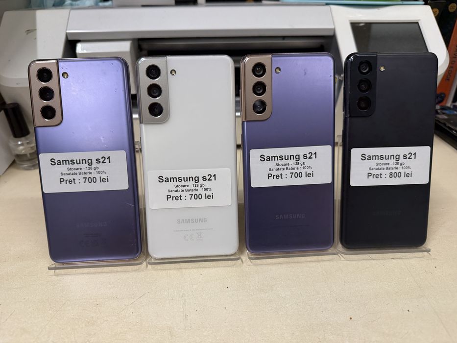 Samsung s21 / 128 gb / 100% baterie / garantie