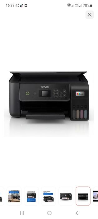 EPSON  L3260. Цветной  Б/у состояние отличный