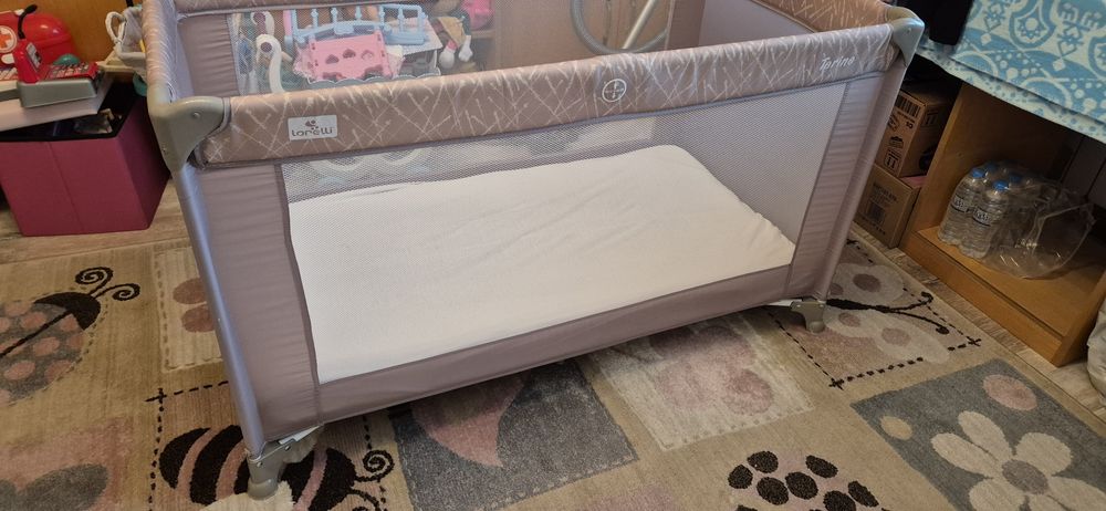 Детска бебешка сгъваема кашара легло с луксозен матрак