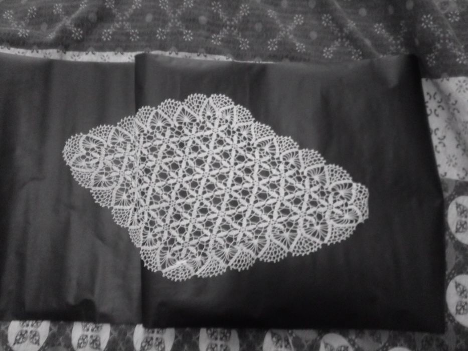 Плетива на една кука покривки карета