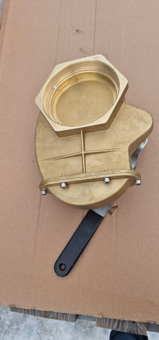 Vana robinet vidanja 6 toli cu filete pe ambele părți import Italia or