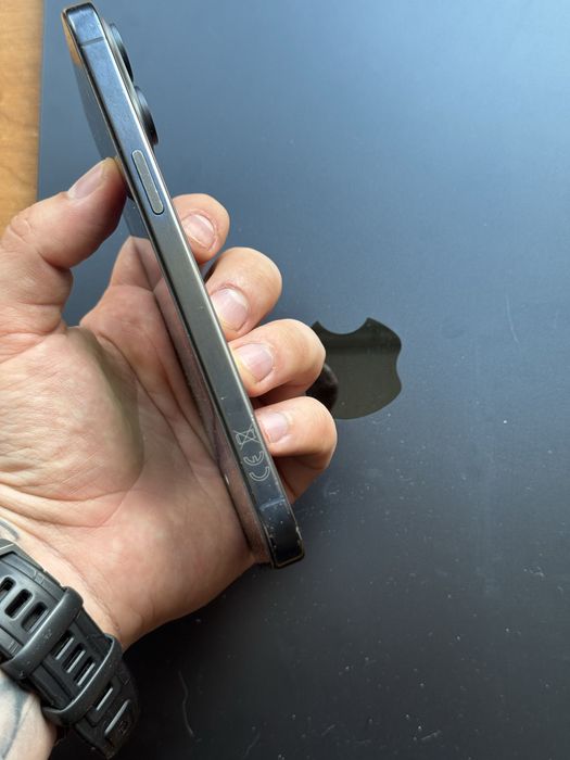 Iphone 15 pro max синий