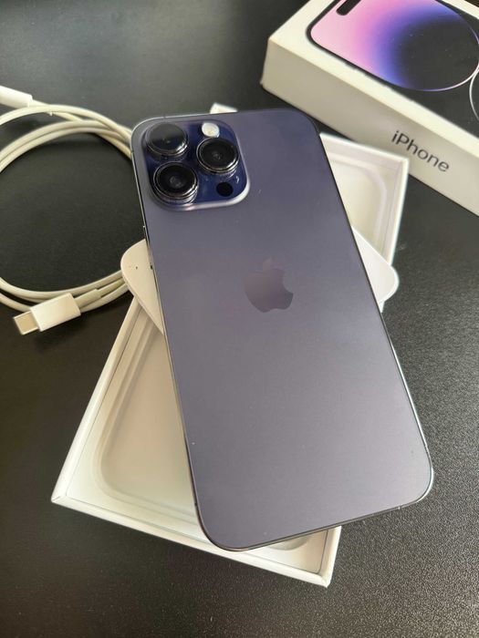 iPhone 14 Pro Max 128GB Deep Purple - 100% Батерия!