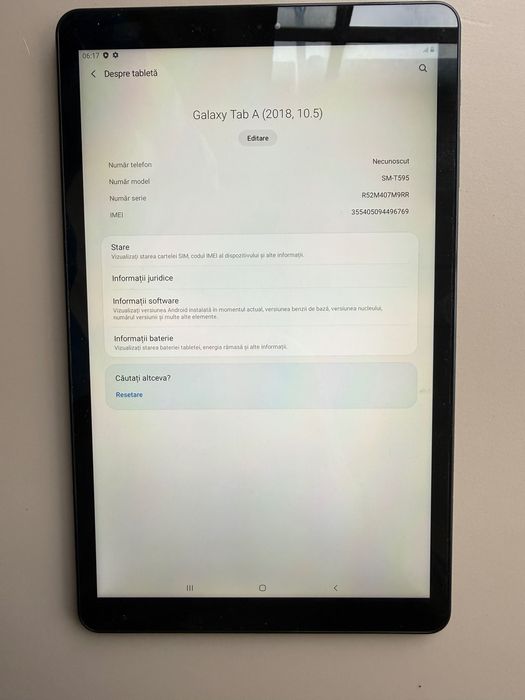 Tableta Samsung Galaxy Tab A 10.5 SIM