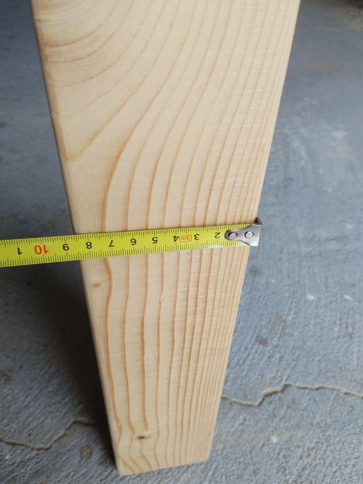 Маса масивна бял бор