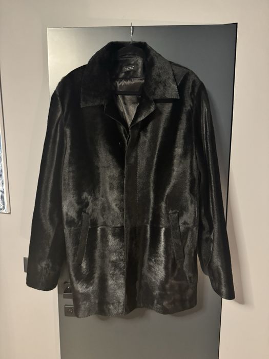 Demmy leather and fur яке/палто от косъм