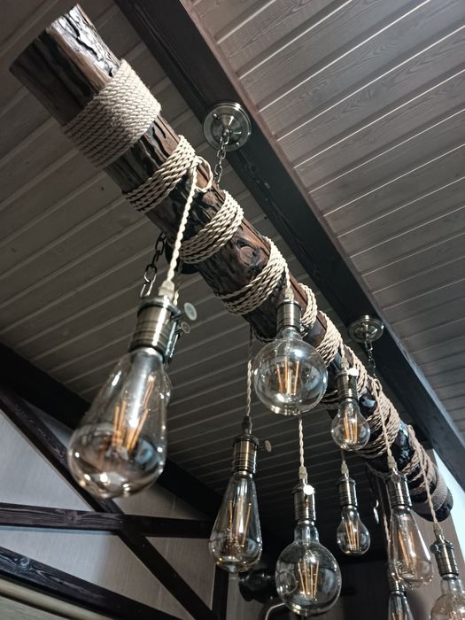 Люстра-балка под старину.