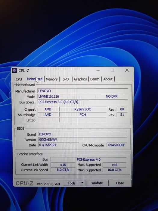 Laptop Lenovo legion 5 pro 16ACH6H 2021 RTX 3070 (piese/reparat)