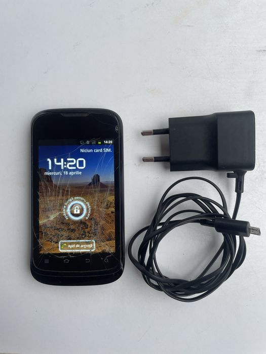 Zte chis lite pentru colecționari, functional dar cu sticla crăpată
