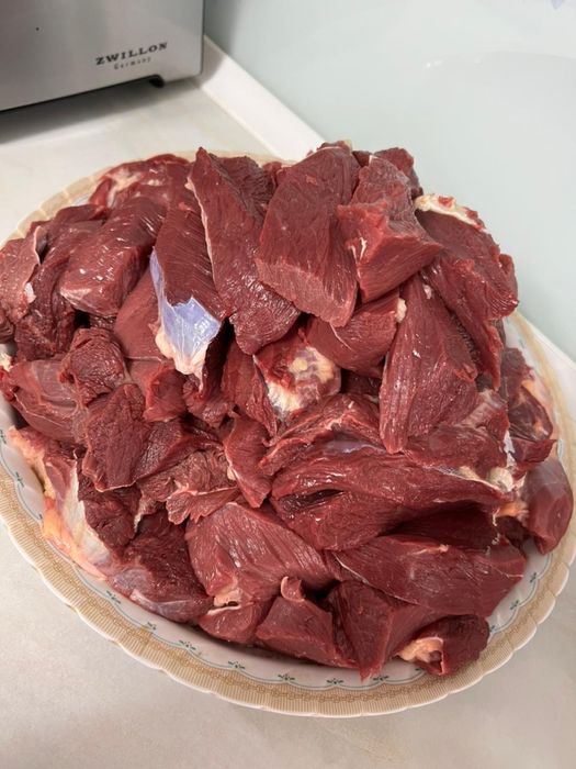 Колбаса домашняя из конины.